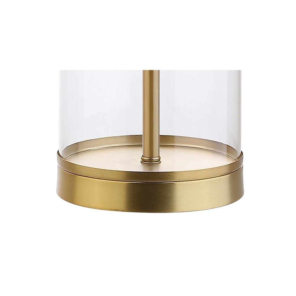 29" Gold Table Lamp With Drum Shade HomeRoots