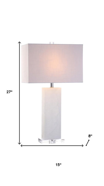 27" Clear Novelty Table Lamp With Shade HomeRoots