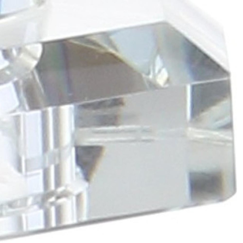 25" Clear Novelty Table Lamp With Drum Shade HomeRoots