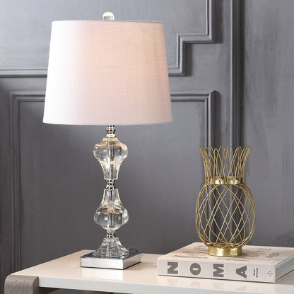 26" Silver Urn Table Lamp With Empire Shade HomeRoots