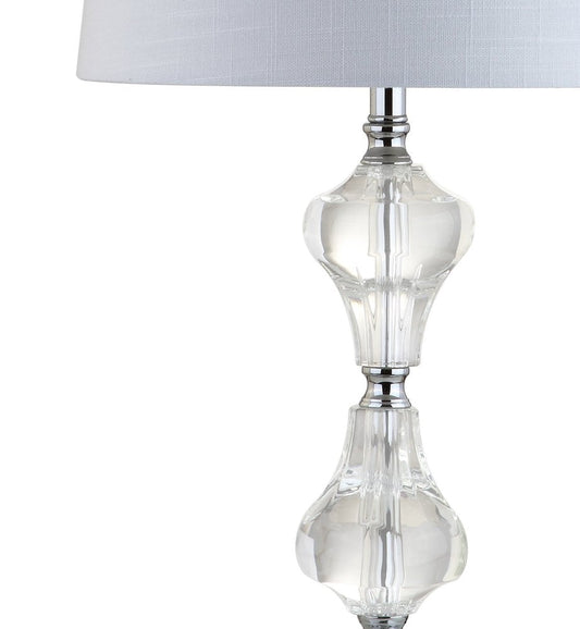 26" Silver Urn Table Lamp With Empire Shade HomeRoots