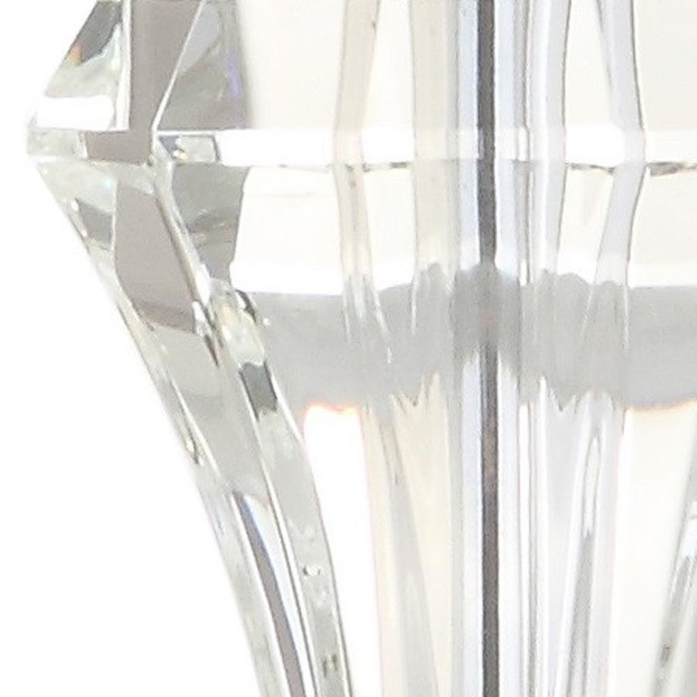 25" Silver Urn Table Lamp With Empire Shade HomeRoots