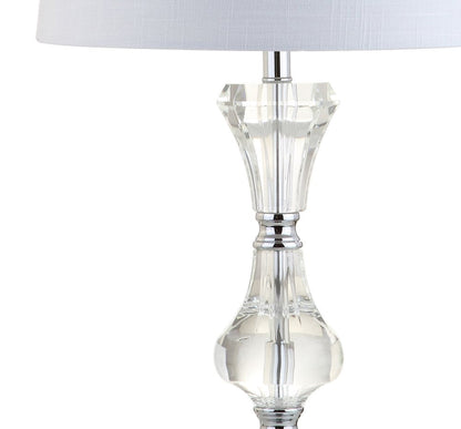 25" Silver Urn Table Lamp With Empire Shade HomeRoots