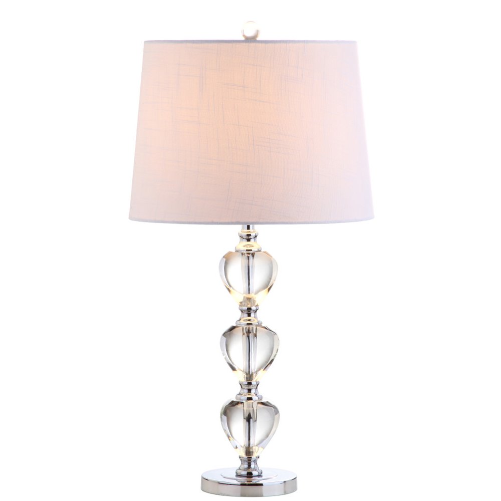 27" Silver Globe Table Lamp With Drum Shade — view 4