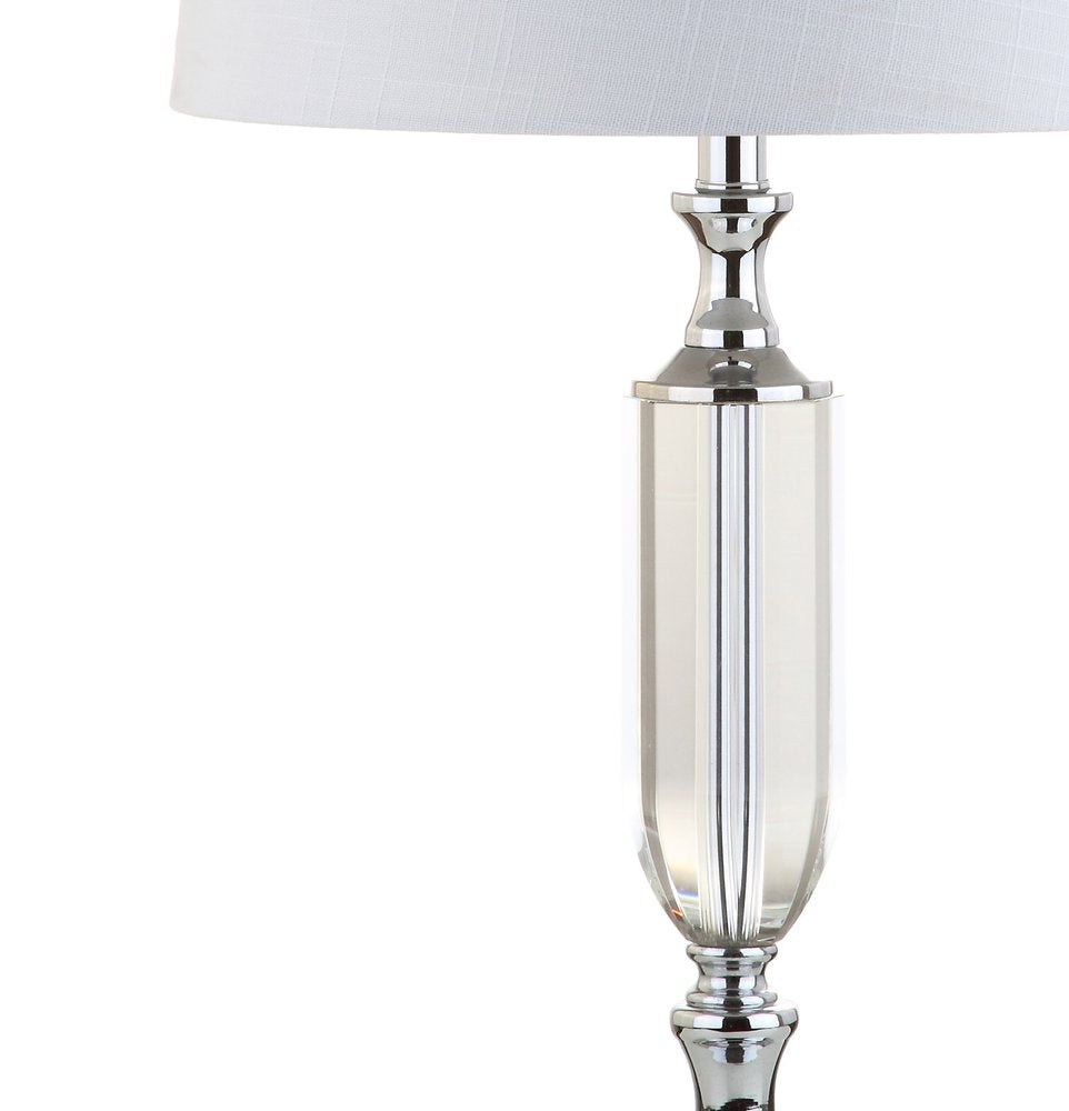 27" Silver Novelty Table Lamp With Empire Shade HomeRoots