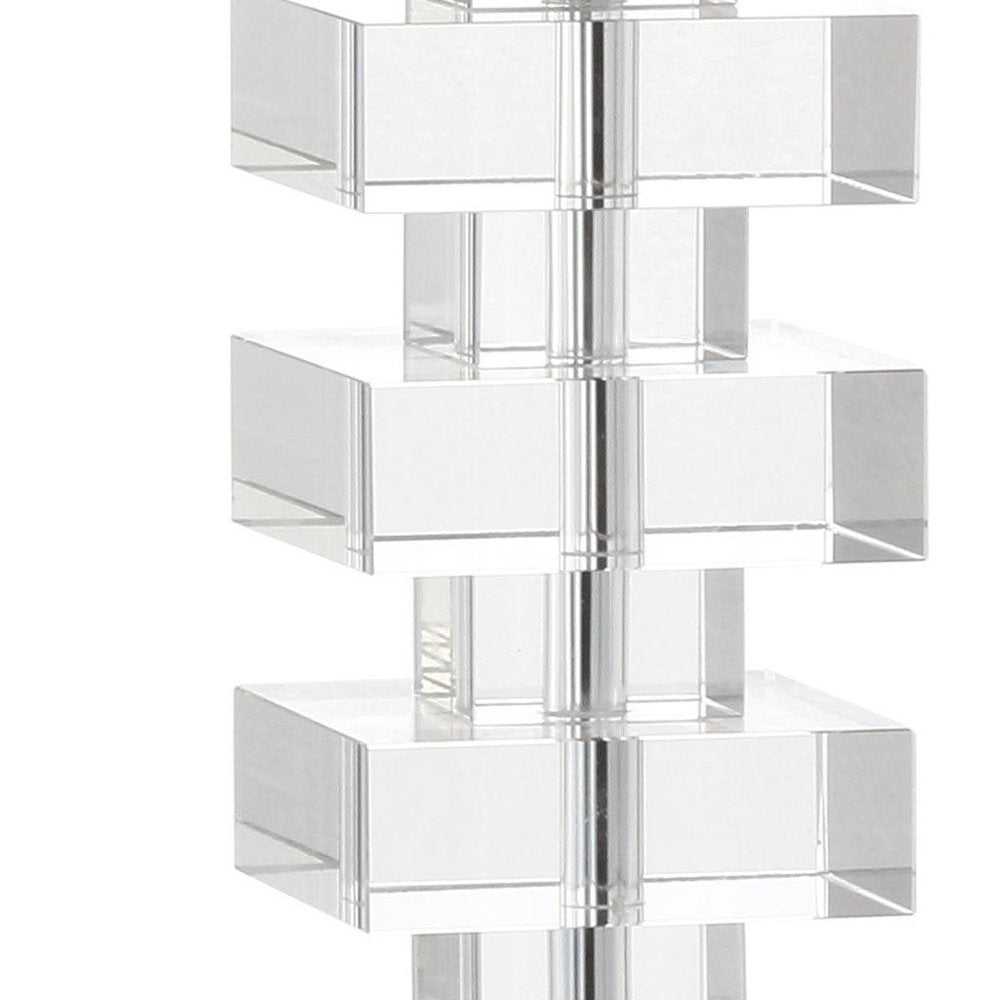 28" Clear Novelty Table Lamp With Shade HomeRoots