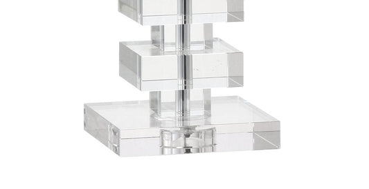 28" Clear Novelty Table Lamp With Shade HomeRoots