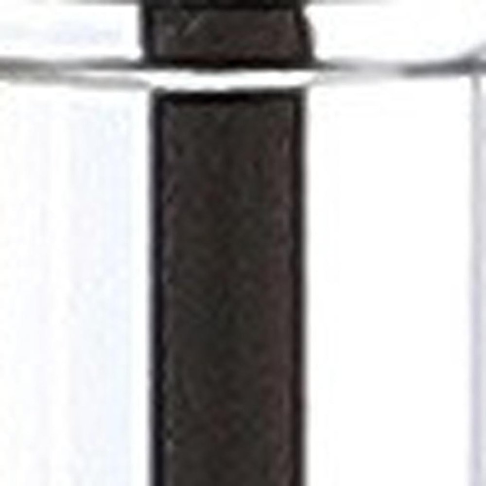 Set of Two 33" Silver Table Lamps With Drum Shades — view 3