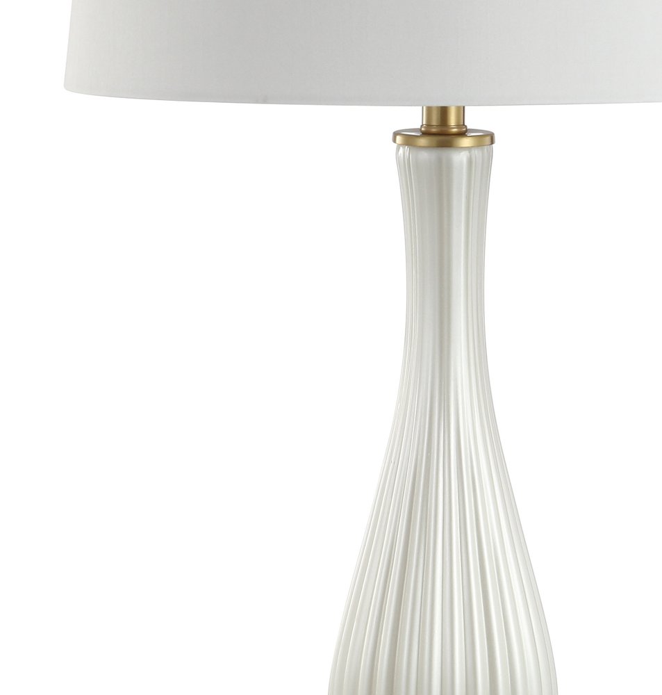 34" Gold Novelty Table Lamp With Globe Shade — view 1