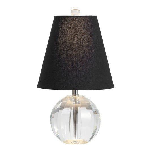 16" Clear Novelty Table Lamp With Empire Shade HomeRoots