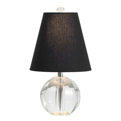 16" Clear Novelty Table Lamp With Empire Shade HomeRoots