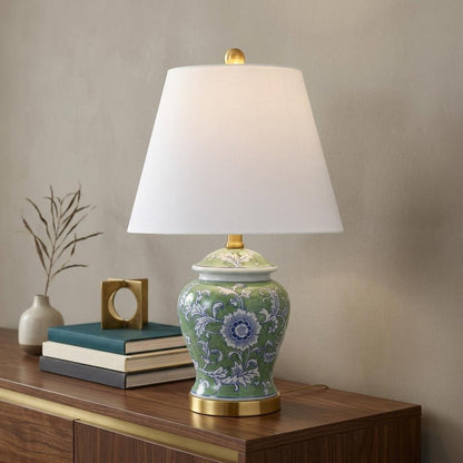 22" Gold Urn Table Lamp With Empire Shade HomeRoots
