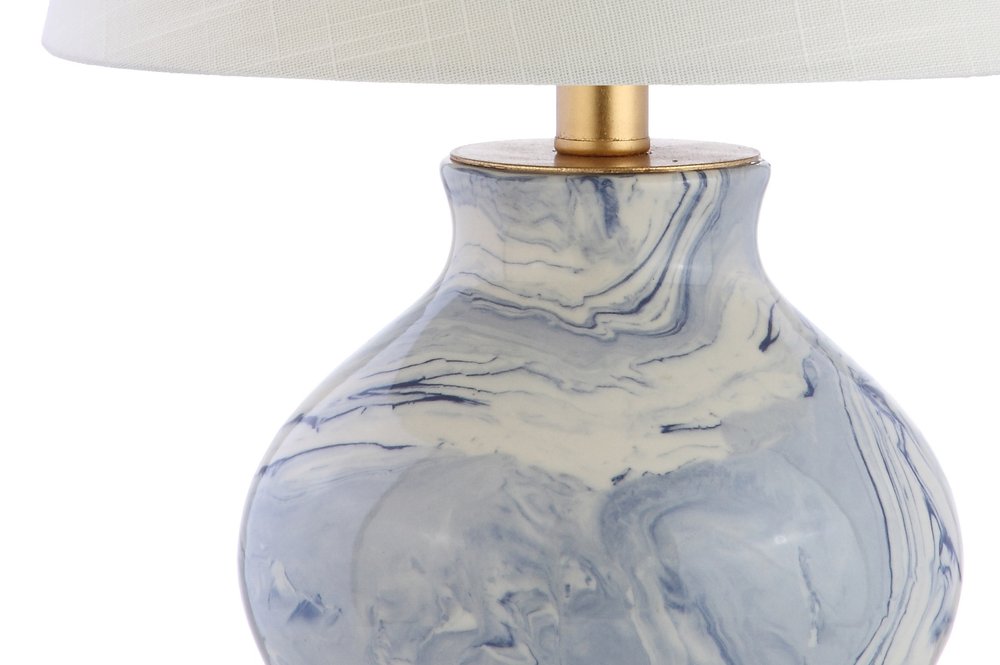21" Gold Novelty Table Lamp With Empire Shade — view 2