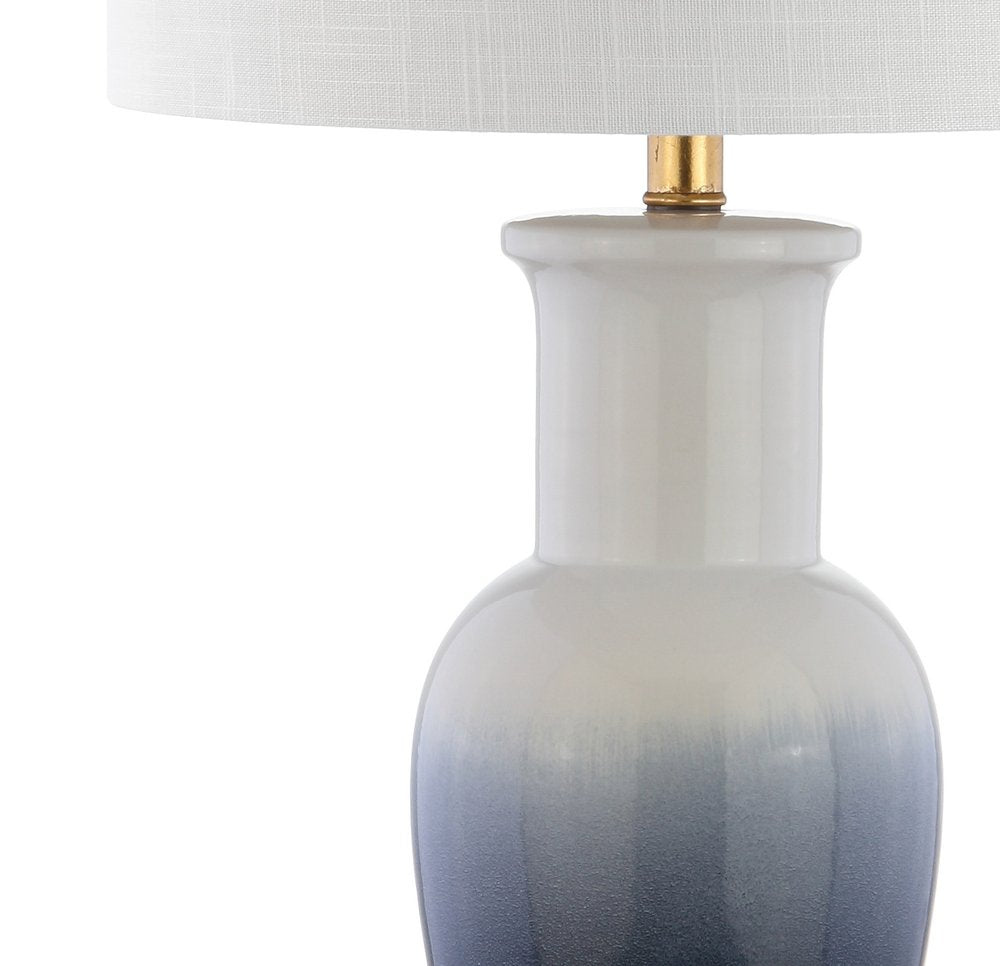 32" Gold Novelty Table Lamp With Drum Shade — view 2