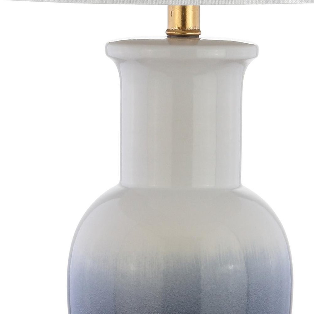 32" Gold Novelty Table Lamp With Drum Shade — view 4