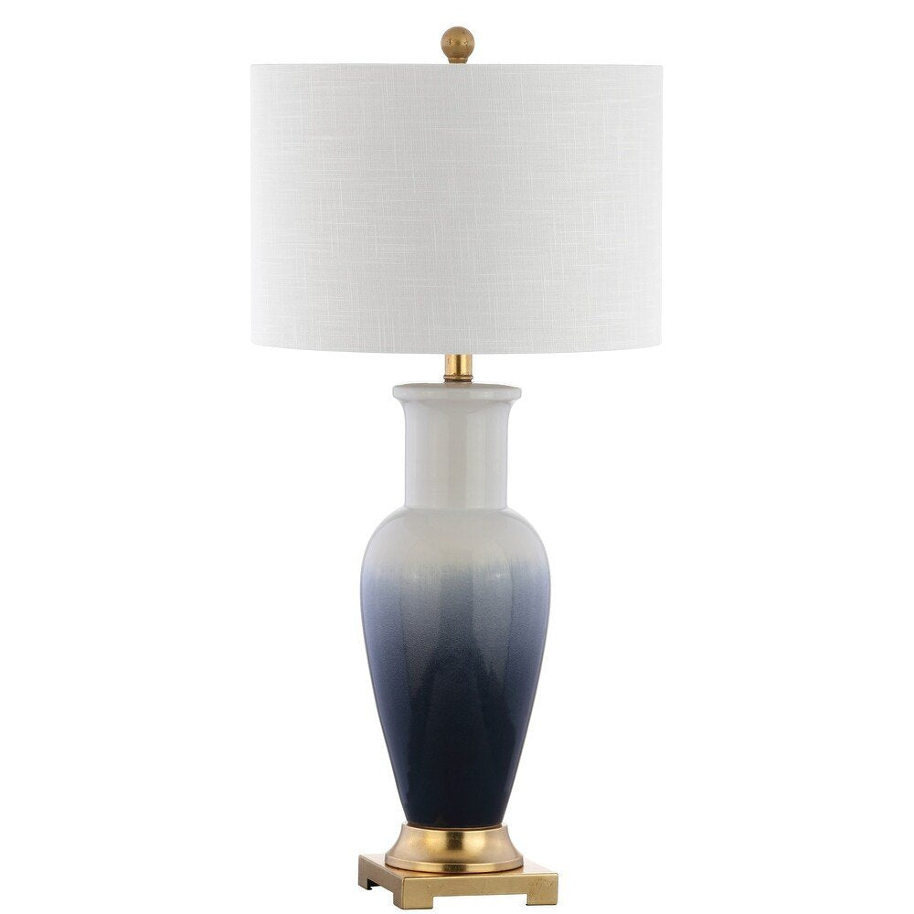 32" Gold Novelty Table Lamp With Drum Shade — view 5