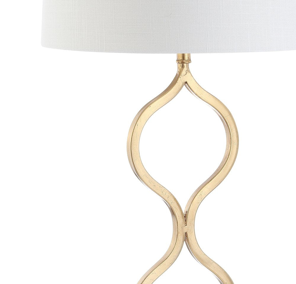 32" Clear Novelty Table Lamp With Drum Shade HomeRoots