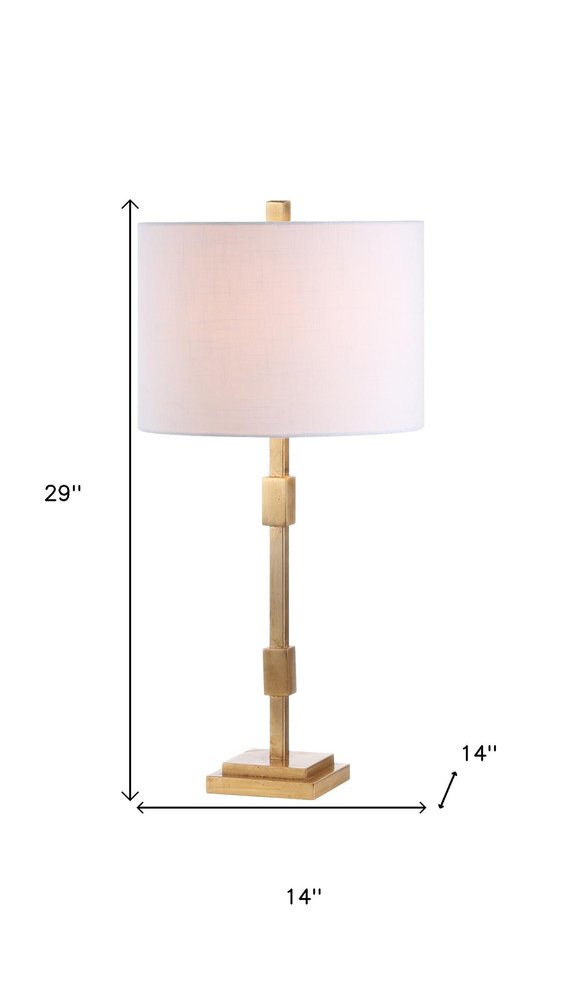 29" Gold Novelty Table Lamp With Globe Shade HomeRoots