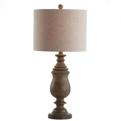 29" Brown Novelty Table Lamp With Globe Shade HomeRoots