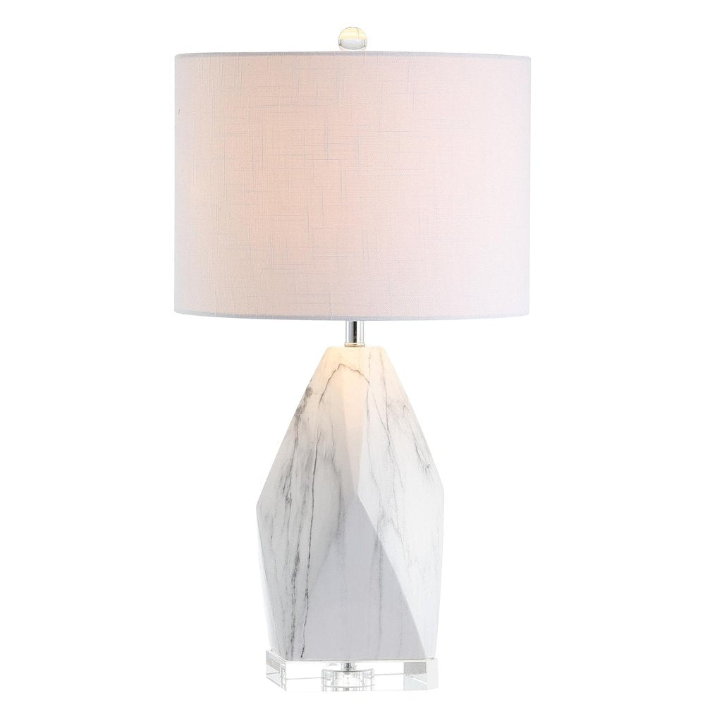 26" Clear Novelty Table Lamp With Drum Shade HomeRoots