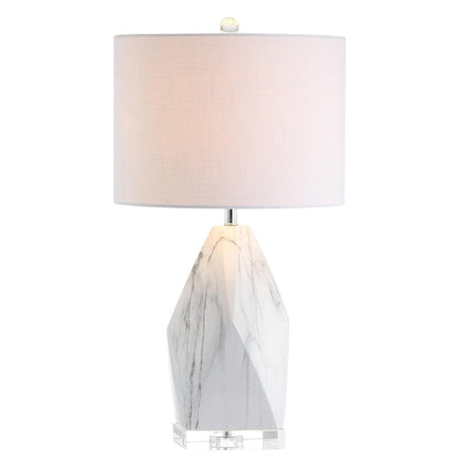 26" Clear Novelty Table Lamp With Drum Shade HomeRoots