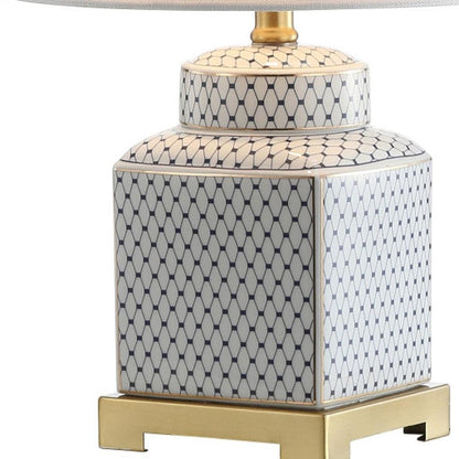 22" Gold Novelty Table Lamp With Globe Shade HomeRoots