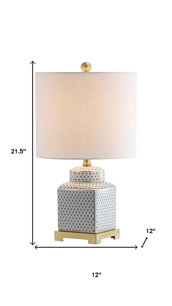 22" Gold Novelty Table Lamp With Globe Shade HomeRoots
