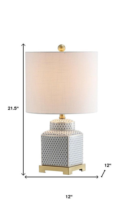 22" Gold Novelty Table Lamp With Globe Shade HomeRoots