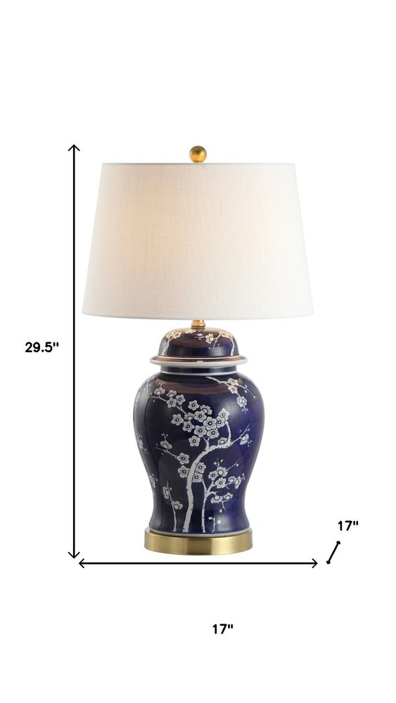 30" Gold Novelty Table Lamp With Globe Shade HomeRoots
