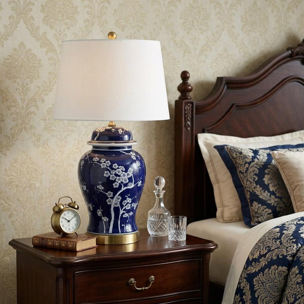 30" Gold Novelty Table Lamp With Globe Shade HomeRoots