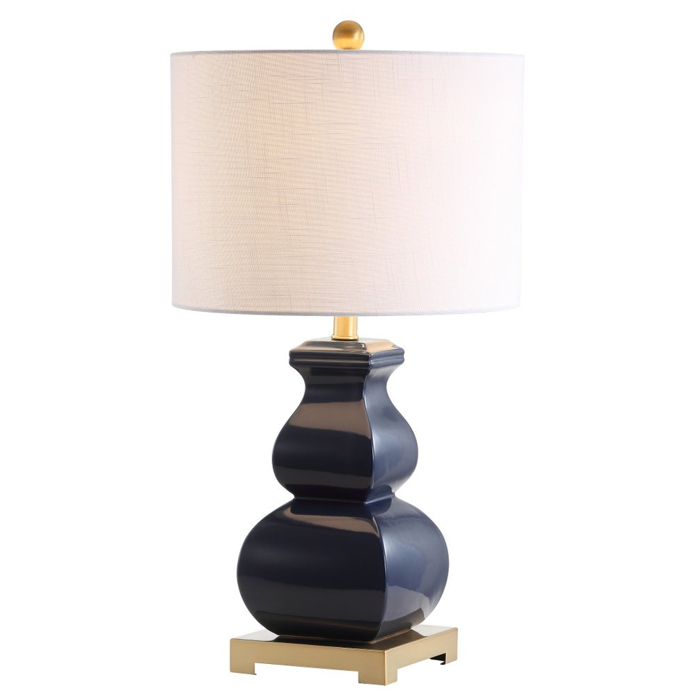 26" Gold Novelty Table Lamp With Globe Shade HomeRoots
