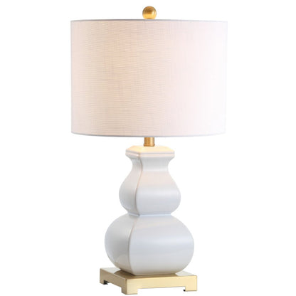 26" Gold Novelty Table Lamp With Globe Shade HomeRoots