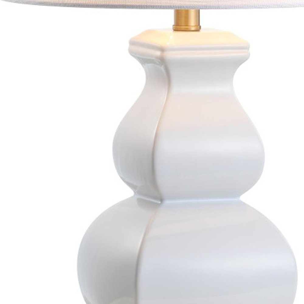 26" Gold Novelty Table Lamp With Globe Shade HomeRoots