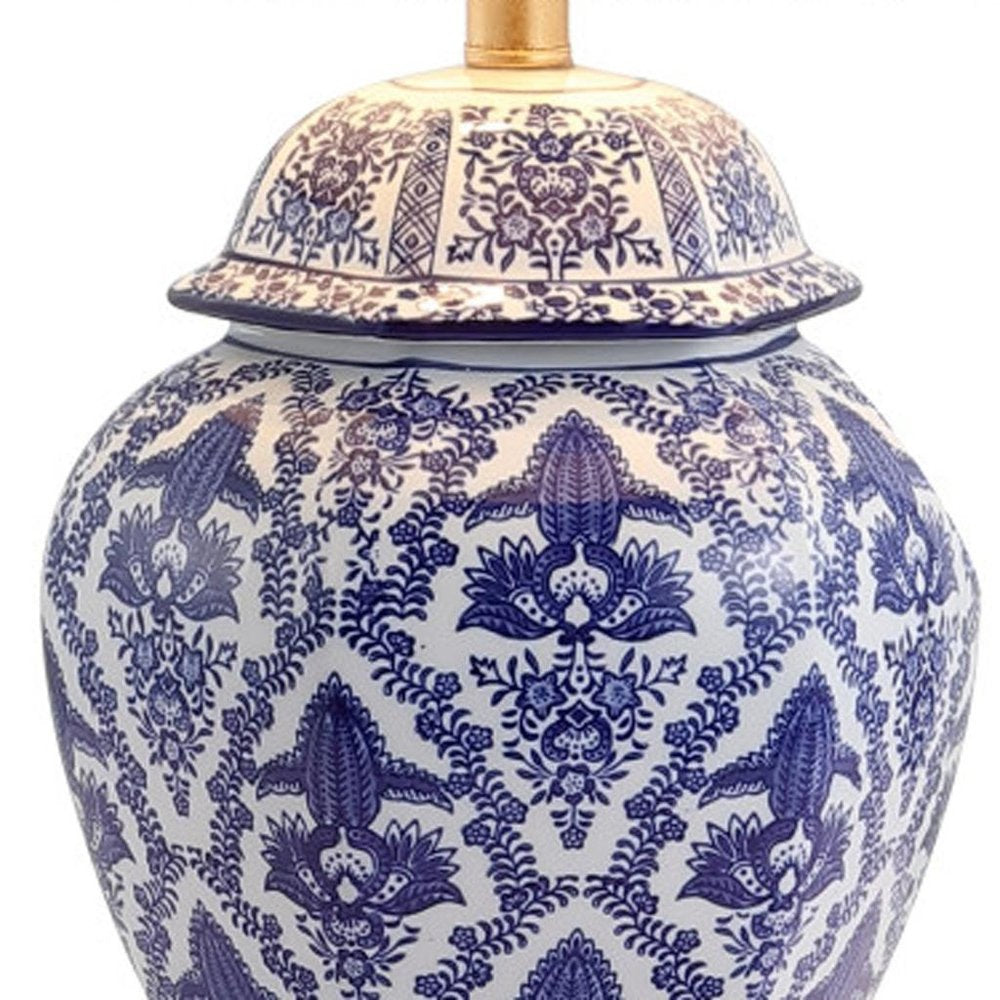 25" Gold Novelty Table Lamp With Drum Shade HomeRoots