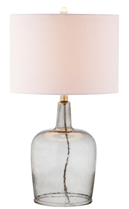 26" Clear Urn Table Lamp With Drum Shade HomeRoots