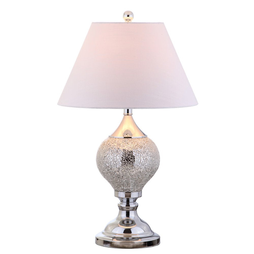 27" Silver Urn Table Lamp With Empire Shade HomeRoots