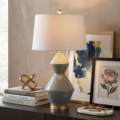 29" Gold Novelty Table Lamp With Globe Shade HomeRoots