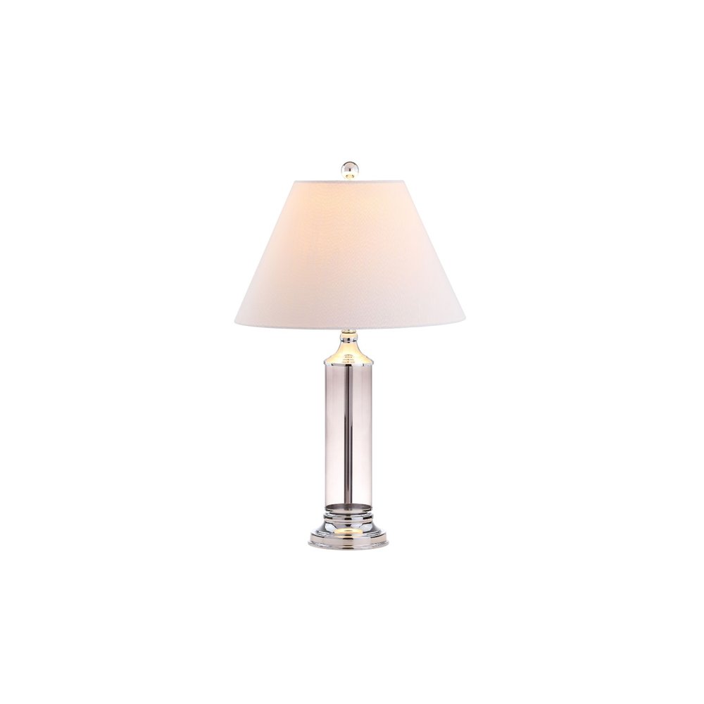 Set of Two 29" Silver Novelty Table Lamps With Empire Shades — view 3