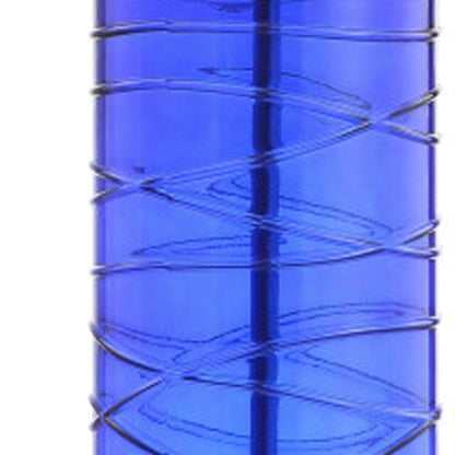 Set of Two 28" Clear Novelty Table Lamps With Globe Shades