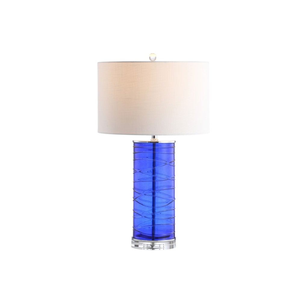 Set of Two 28" Clear Novelty Table Lamps With Globe Shades — view 4