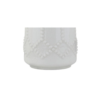 26" Cream Table Lamp With Drum Shade HomeRoots