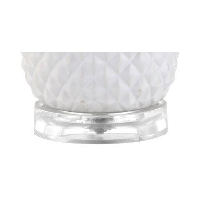 23" Clear Novelty Table Lamp With Drum Shade HomeRoots