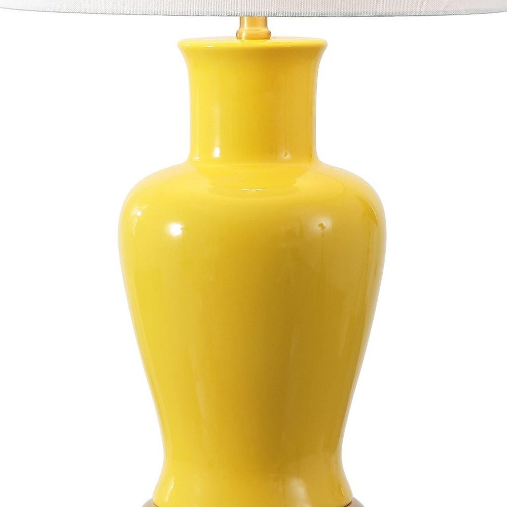 29" Gold Urn Bedside Lamp With Empire Shade — view 2