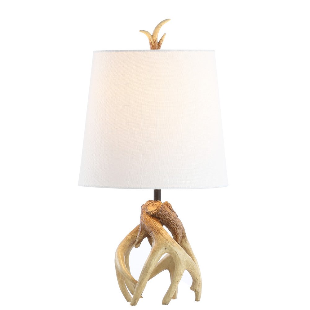 19" Brown Novelty Table Lamp With Globe Shade HomeRoots