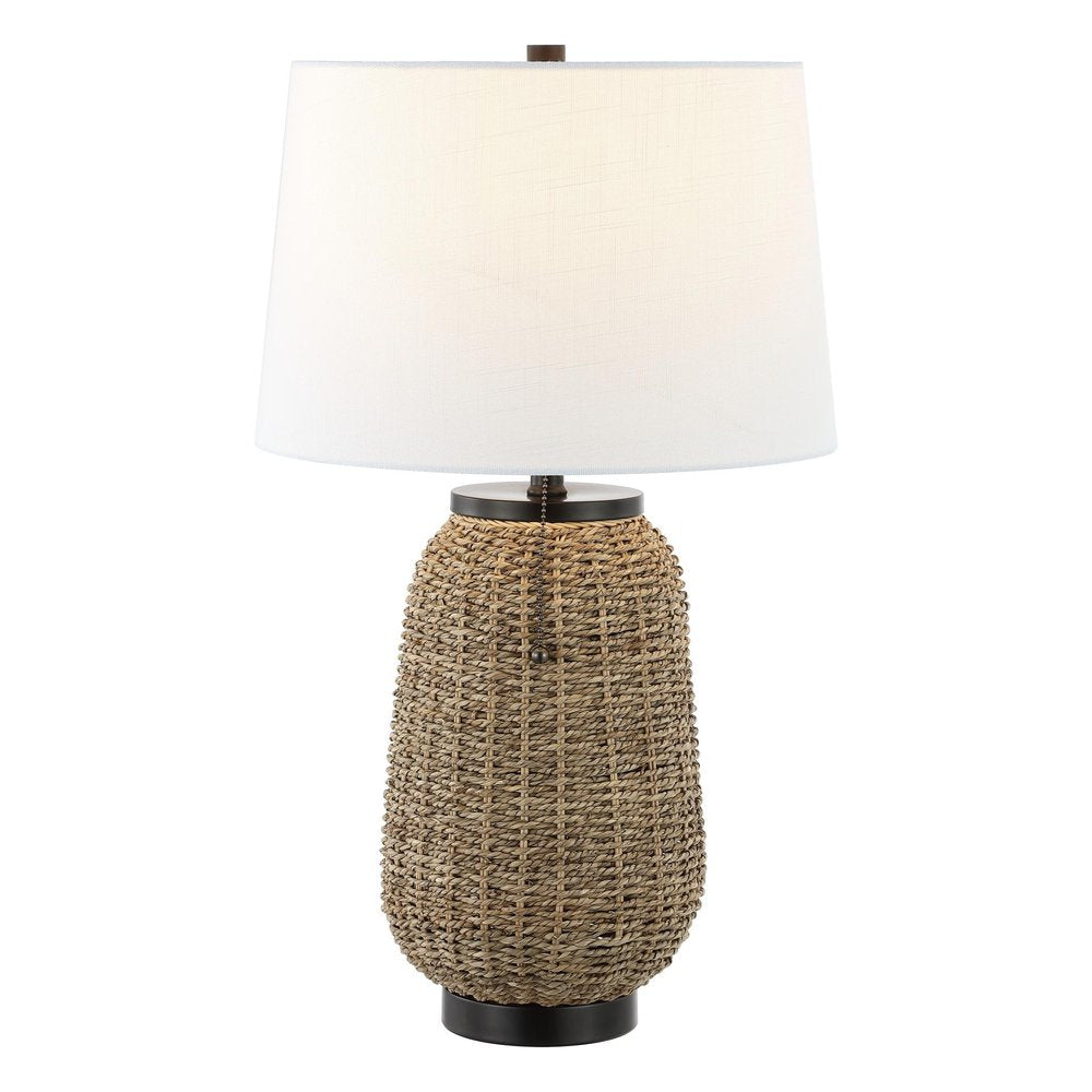 25" Antiqued Bronze Urn Table Lamp With Empire Shade HomeRoots