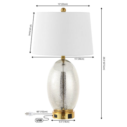 27" Gold Novelty Table Lamp With Empire Shade HomeRoots