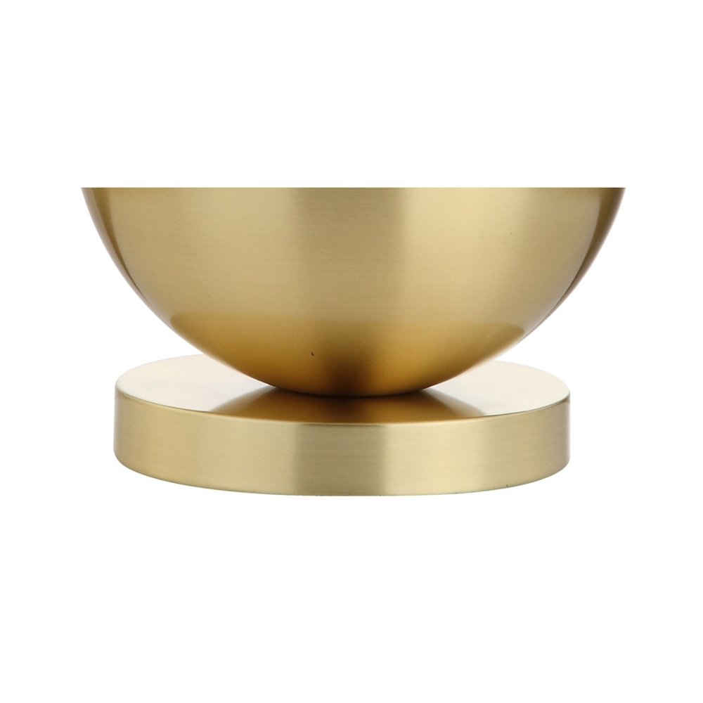 24" Gold Globe Table Lamp With Drum Shade HomeRoots