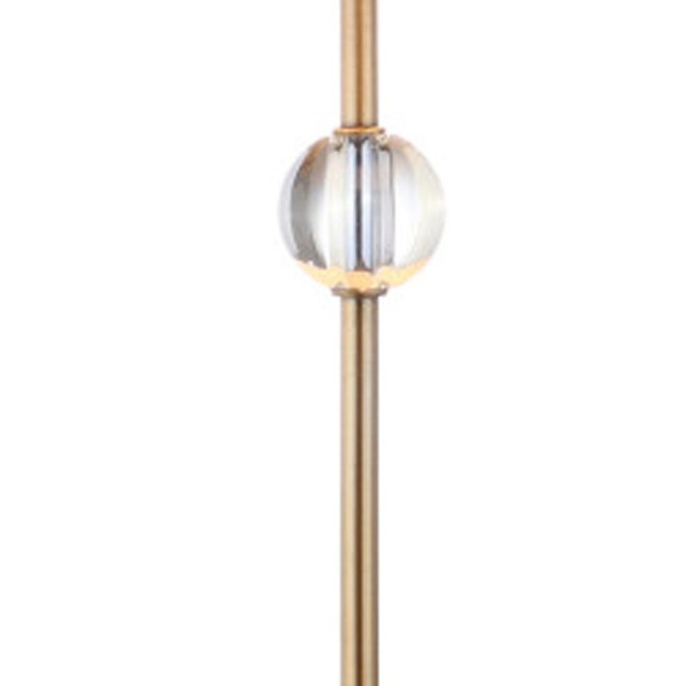 Set of Two 30" White Table Lamps With Drum Shades — view 2