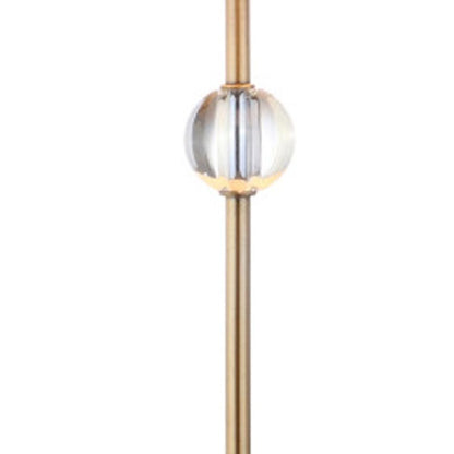 Set of Two 30" White Table Lamps With Drum Shades