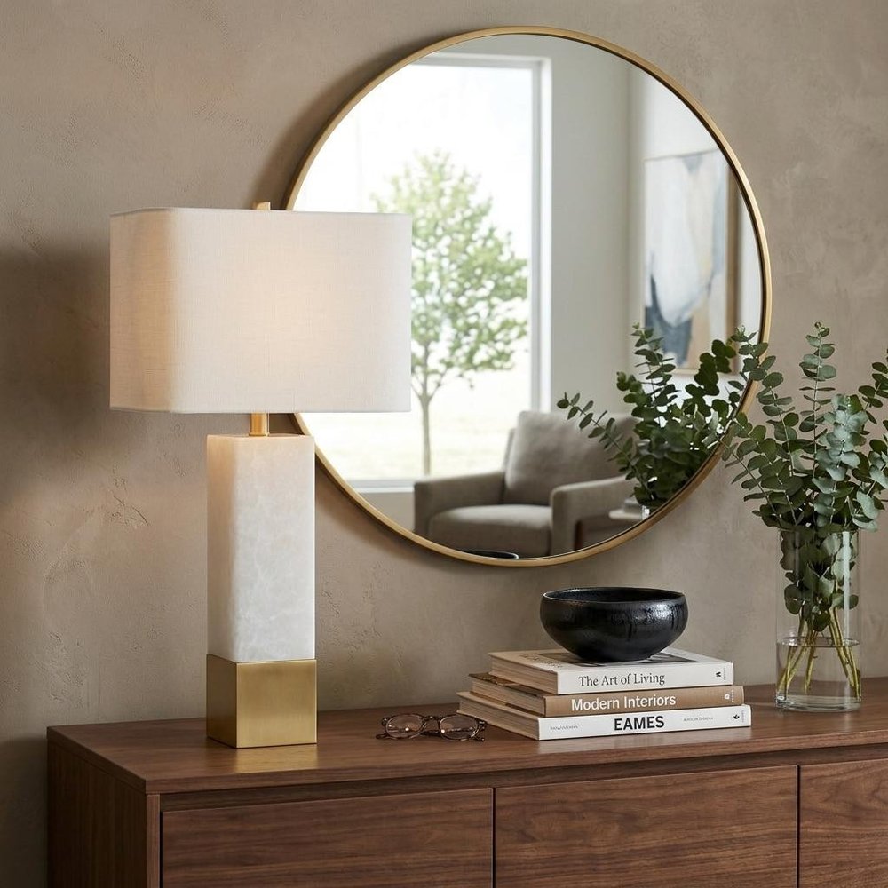 29" Gold Novelty Table Lamp With Shade HomeRoots